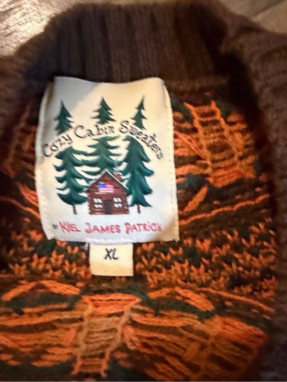 Kiel James Patrick KJP Halloween Jack-O-Lantern Fair Isle Sweater - Picture 5 of 5